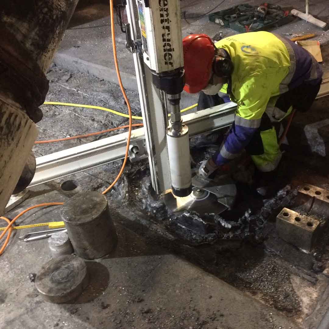 Betonghåltagning Kendrill