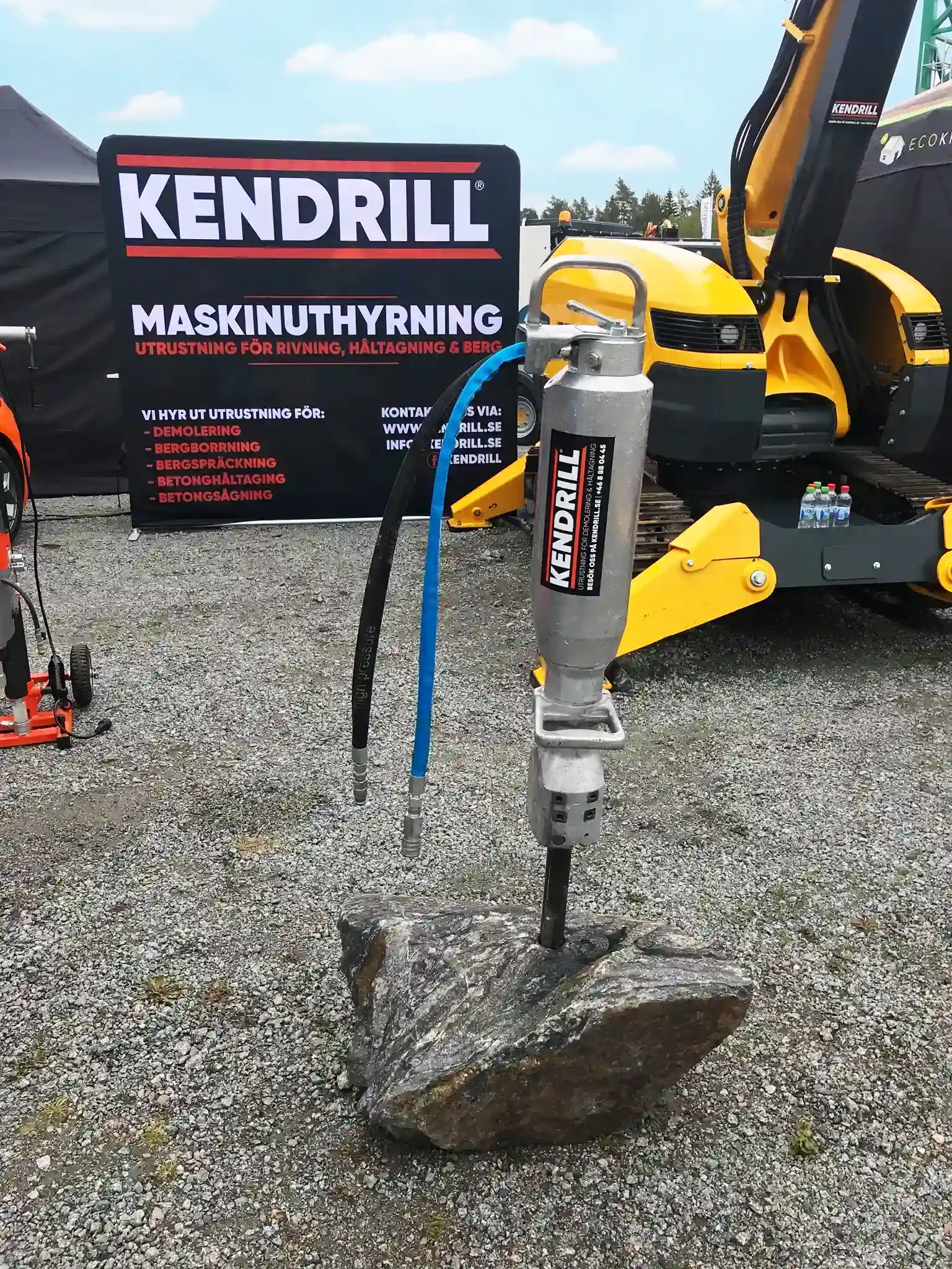 Stenspräckning. Spräck sten med Kendrill