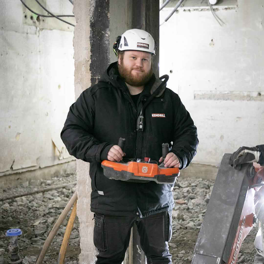 Betongslipar hos Kendrill