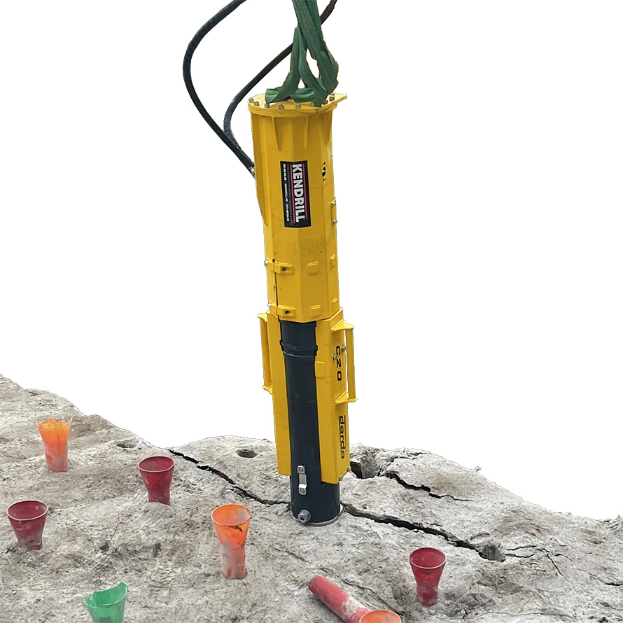 Bergspräckning Darda C20 maskinburen