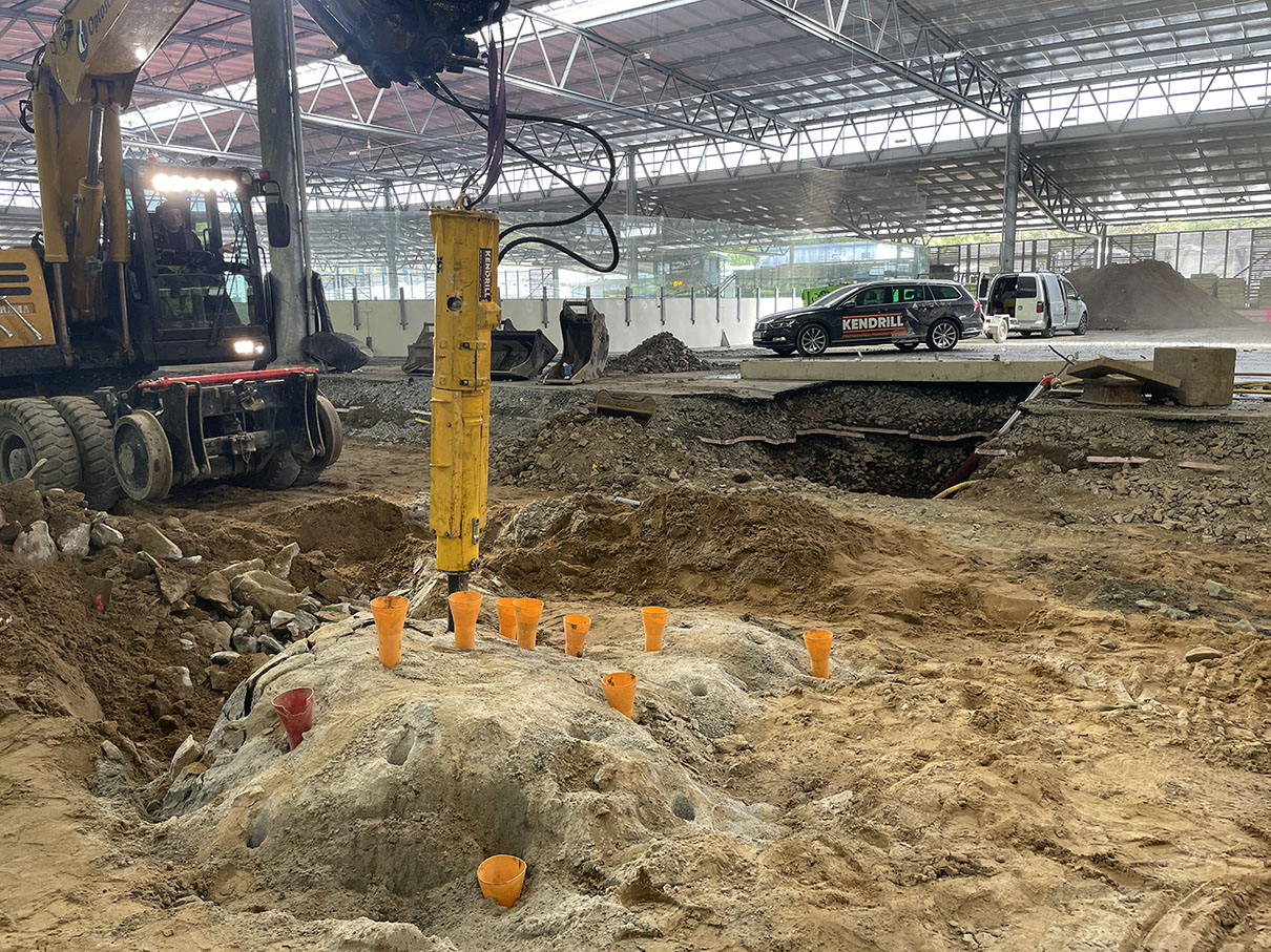 Darda c20 maskinuthyrning bergspräckning