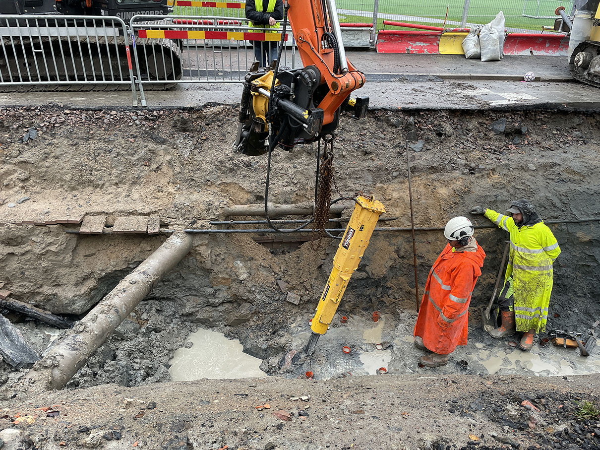 Darda c20 maskinuthyrning bergspräckning Kendrill