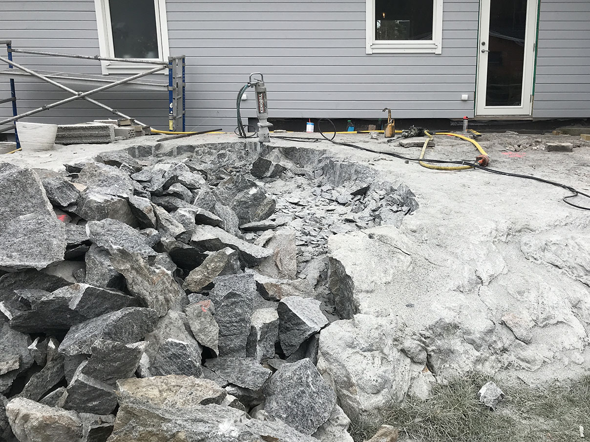 Bergspräckning Darda C4 och Kendrill