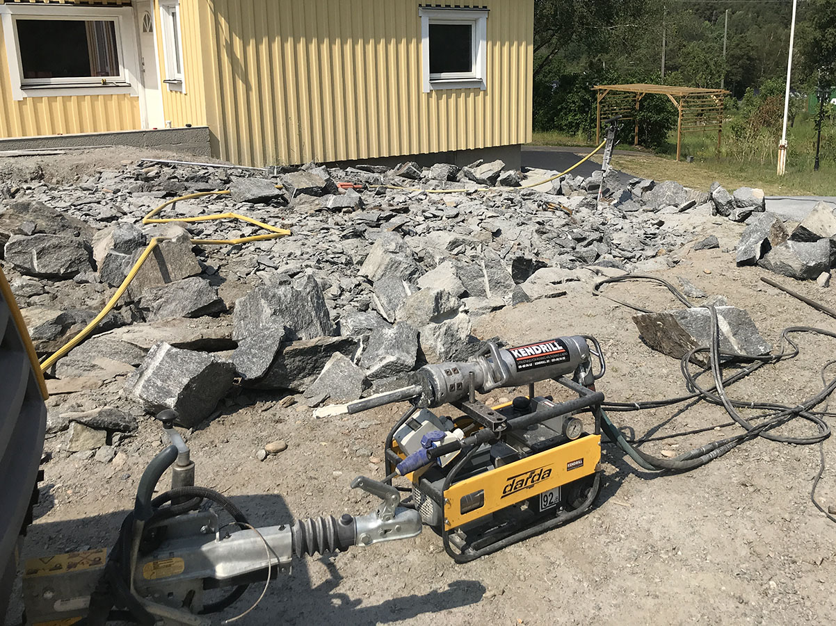 bergspräckning Darda C4