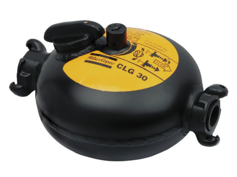 Bergborrmaskiner Dimsmörjare