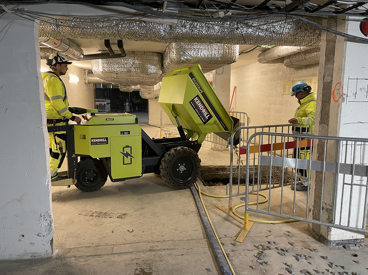 Batteridriven minidumper | Ecovolve ED1500 | Kendrill Sverige