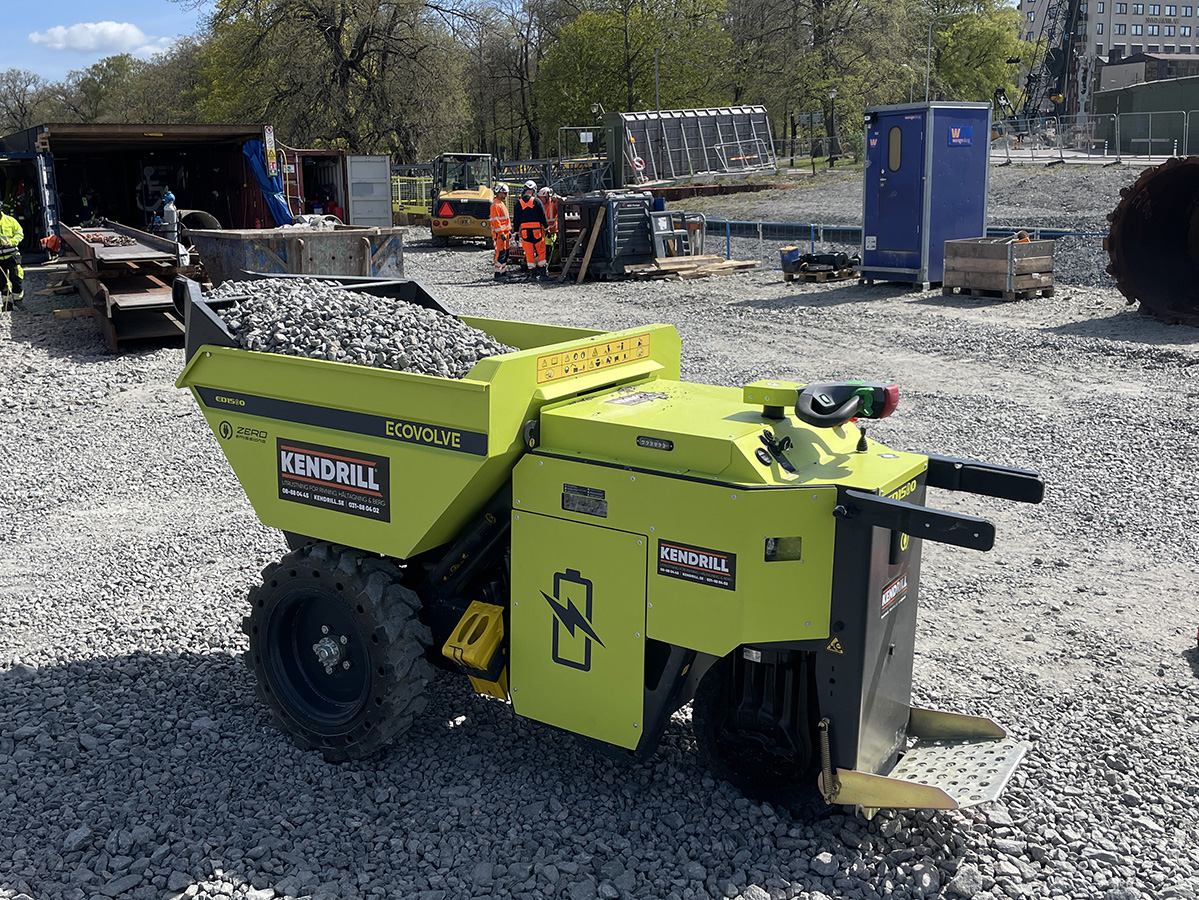 Batteridriven minidumper | Ecovolve ED1500 | Kendrill
