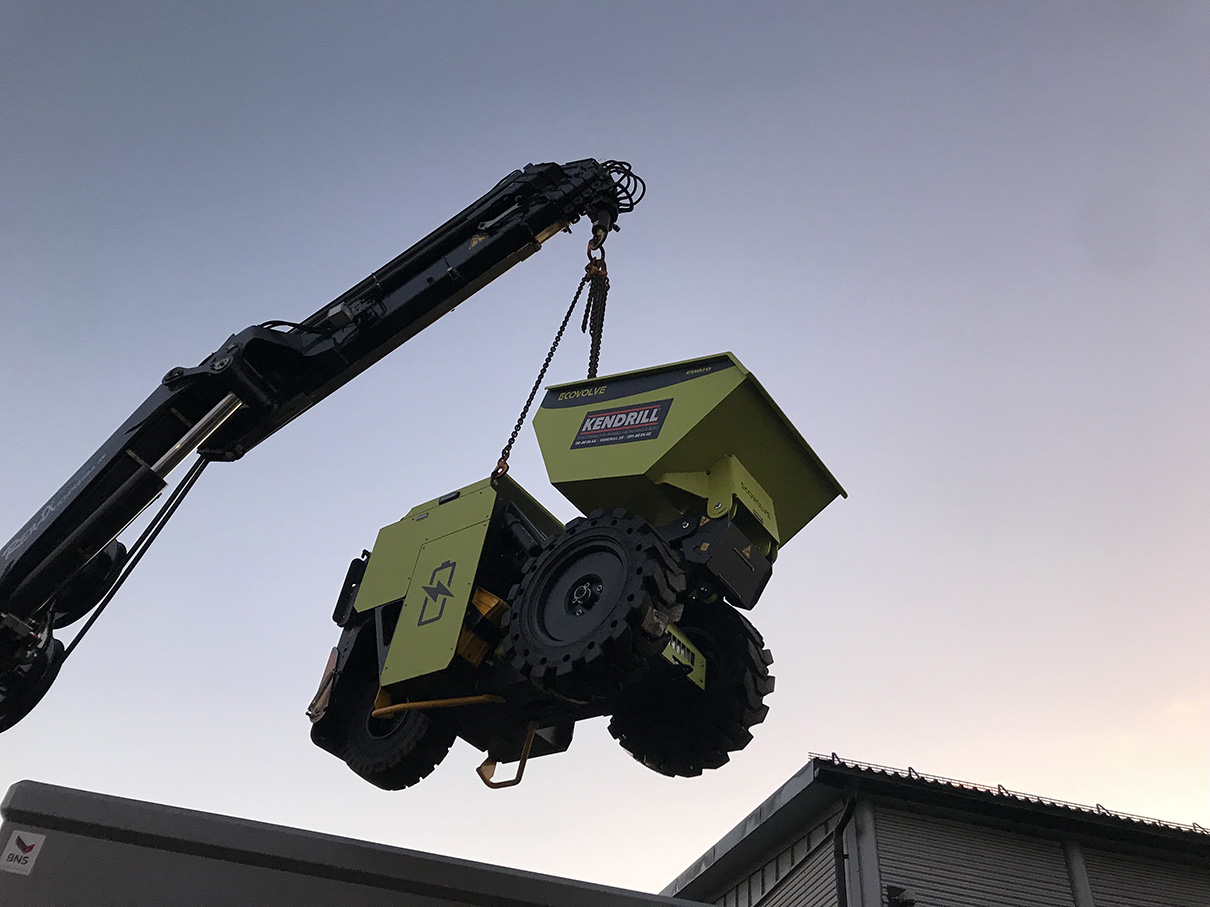 Batteridriven minidumper - Ecovolve ED800 | Kendrill