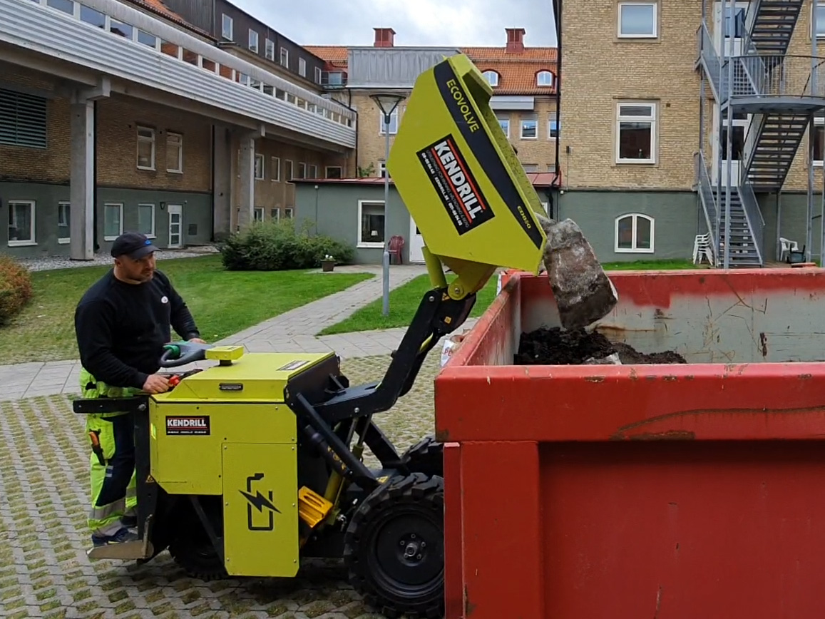 Batteridriven minidumper | ED800