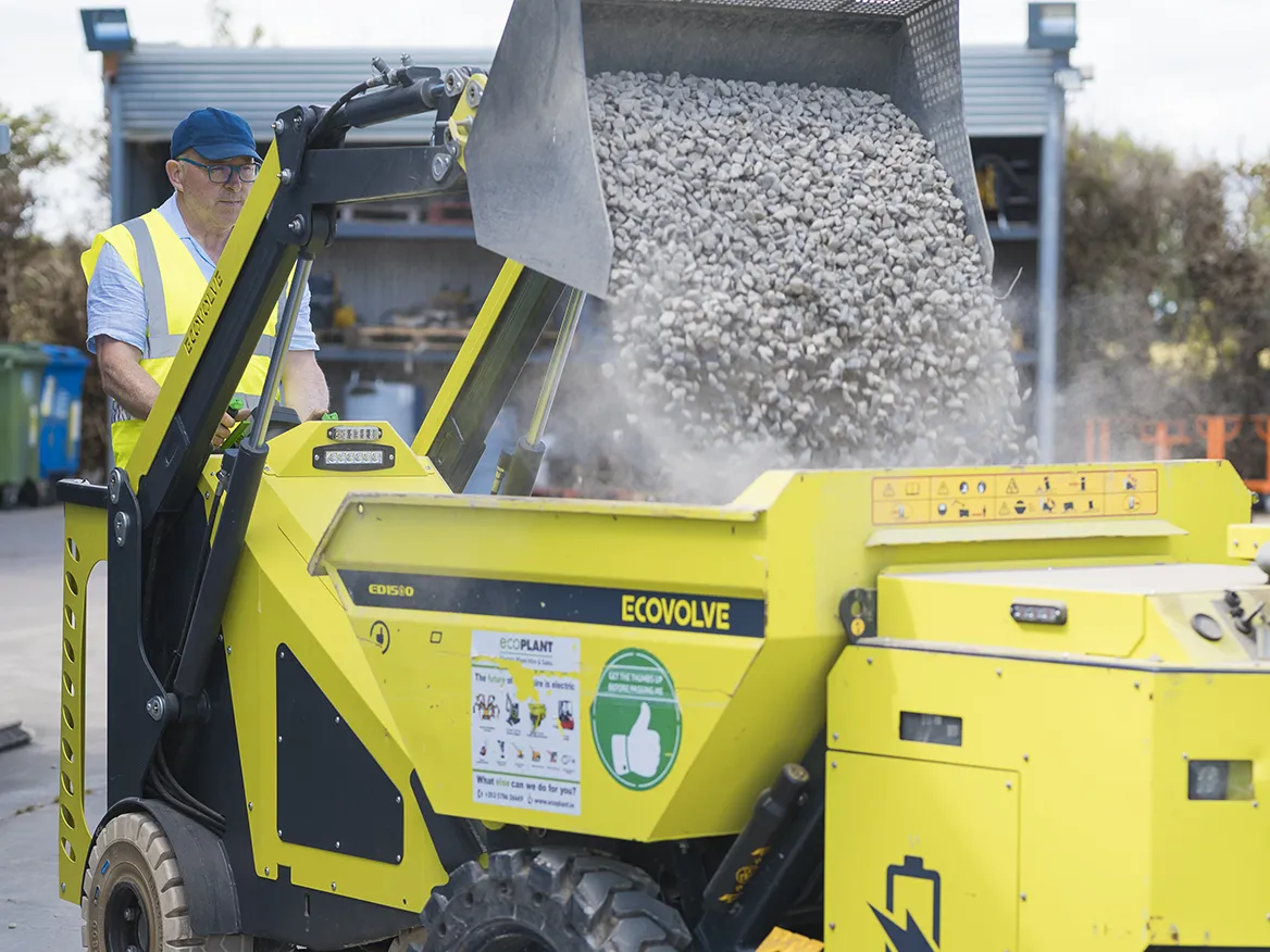 Ecovolve EL500 är väldigt kraftfullt byggd.